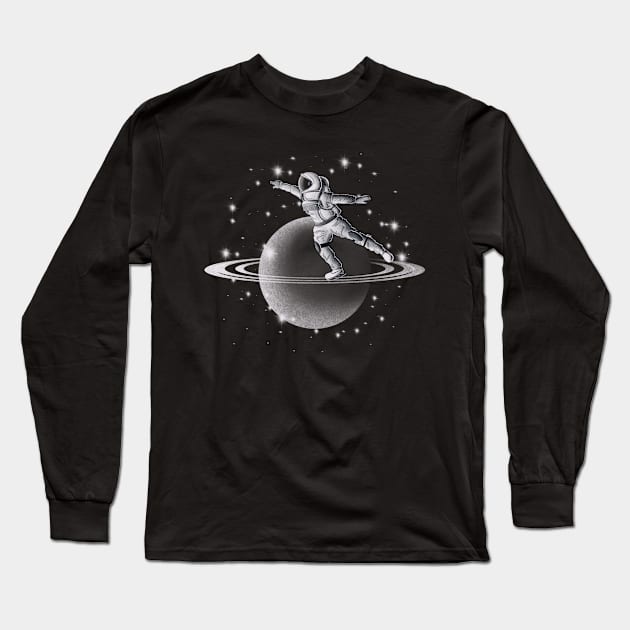 Skater Space Long Sleeve T-Shirt by aStro678